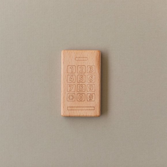 Personalized Wooden Phone Toy - Picture 2 of 7